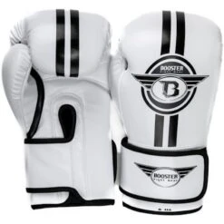 Booster Bokshandschoenen BG Youth ELITE 4 Wit Zwart -TRADE INN booster booster bokshandschoenen bg youth elite 4 3
