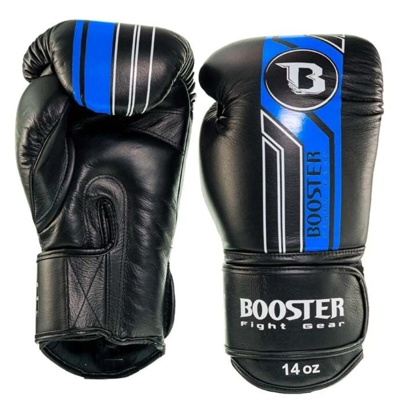 Booster Bokshandschoenen Pro Range BGL V9 Zwart Blauw 2 Booster Bokshandschoenen Pro Range BGL V9 Zwart Blauw - Image 2