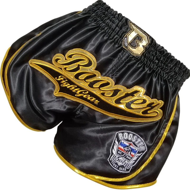 Booster Kickboks Broek Retro Slugger 1 Zwart Goud 2 Booster Kickboks Broek Retro Slugger 1 Zwart Goud - Image 2