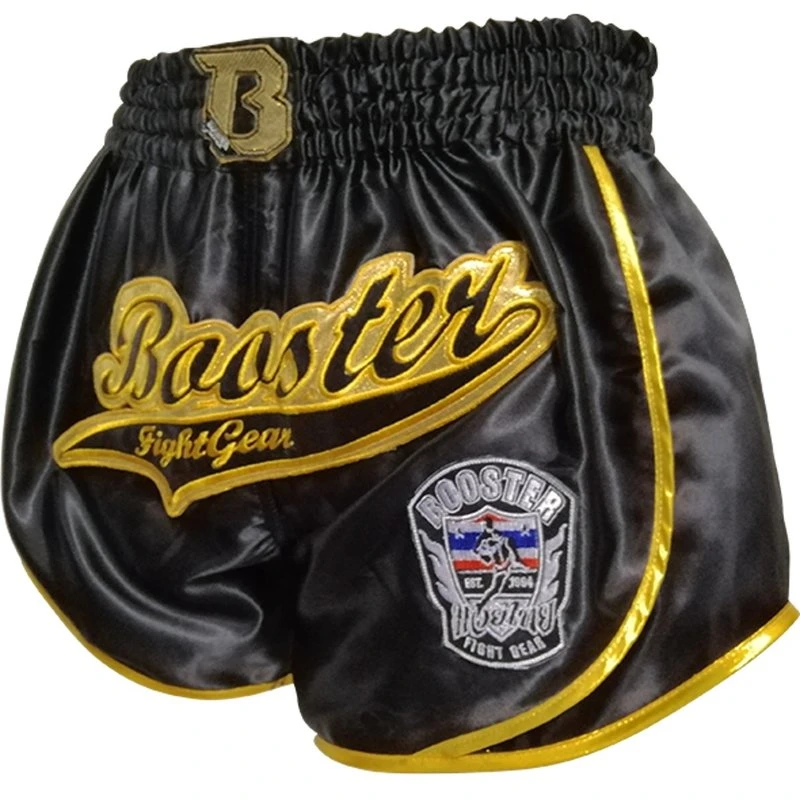 Booster Kickboks Broek Retro Slugger 1 Zwart Goud 4 Booster Kickboks Broek Retro Slugger 1 Zwart Goud - Image 4