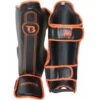 Booster Kickboxing Scheenbeschermers Pro Range BGL 1 V6 Zwart Oranje