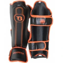 Booster Kickboxing Scheenbeschermers Pro Range BGL 1 V6 Zwart Oranje