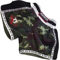 Booster Muay Thai Short TBT Pro 4.22 Camo Groen Kickboks Broekje -TRADE INN booster booster muay thai short tbt pro 422 camo g 2