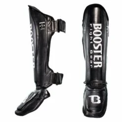 Booster Pro Range BSG V 3 Kickboks Scheenbeschermers Black Foil