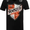 Booster V Neck Shield Vechtsport T Shirt Zwart