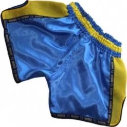 Booster Vechtsport Broekje Muay Thai TBT PRO 4.20 Blue Yellow -TRADE INN booster booster vechtsport broekje muay thai tbt p 2