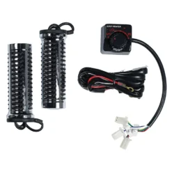 Booster Heated Grips Chrome